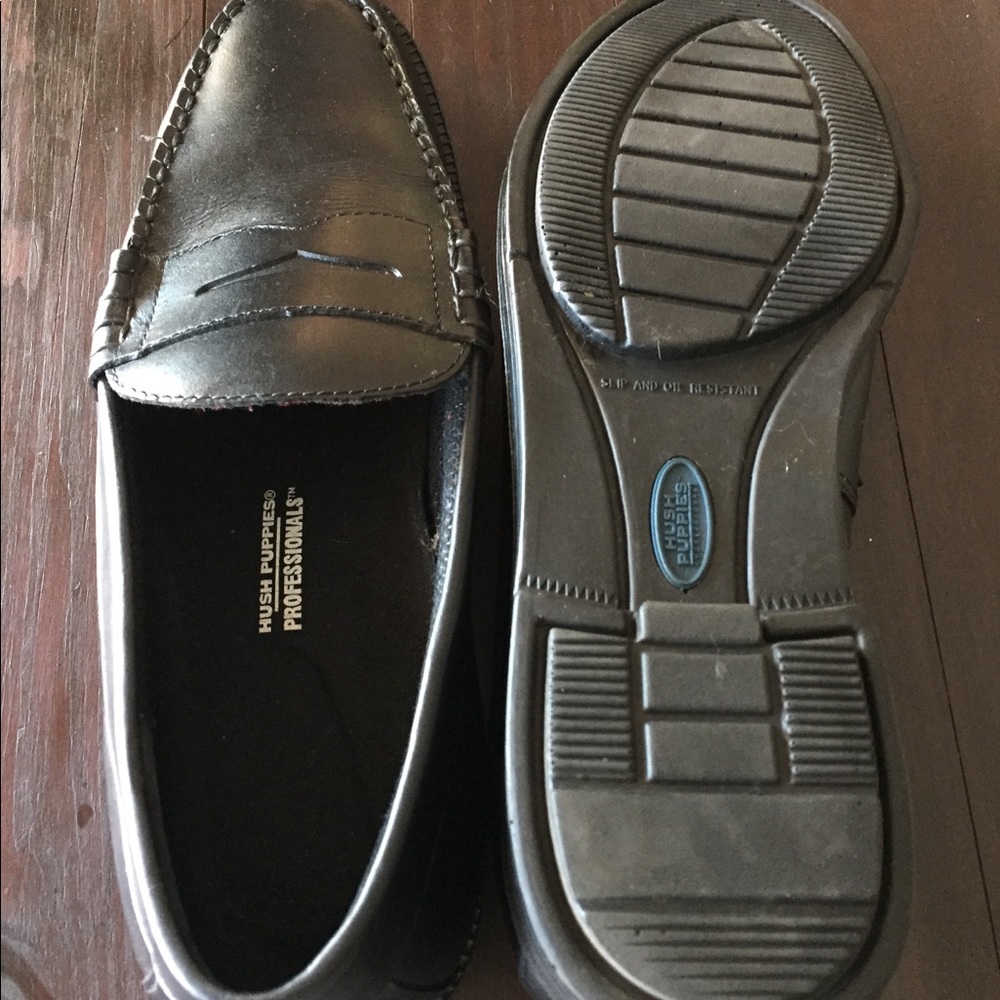 Hush Puppies Steel Toe Penny Loafers Gem